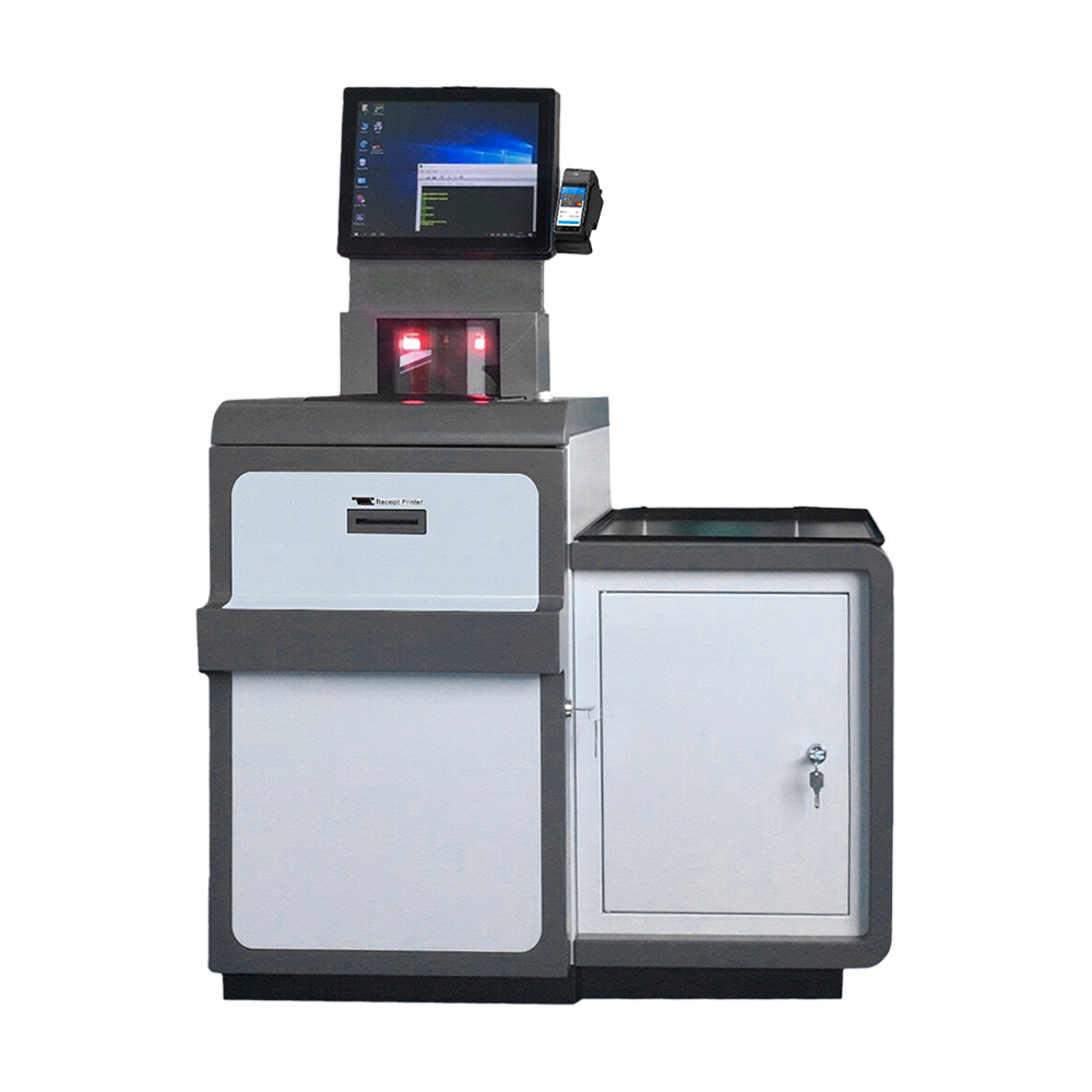 Supermarket self-checkout kiosk